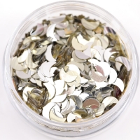 Half gold and half silver 5mm