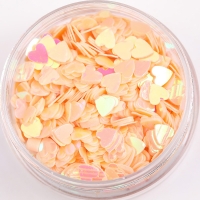 Iridescent heart 4mm